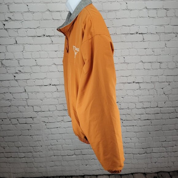 Texas Longhorns Orange Full Zip Fleece Lined Embroidered Logos Pockets Jacket XL - Picture 15 of 16